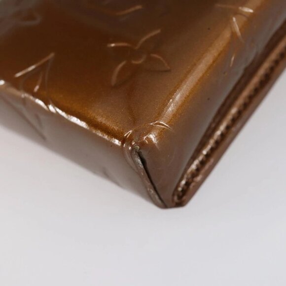 LOUIS VUITTON Monogram Vernis Green Cigarette Case Bronze M91156 Auth bs29785 - Picture 5 of 14